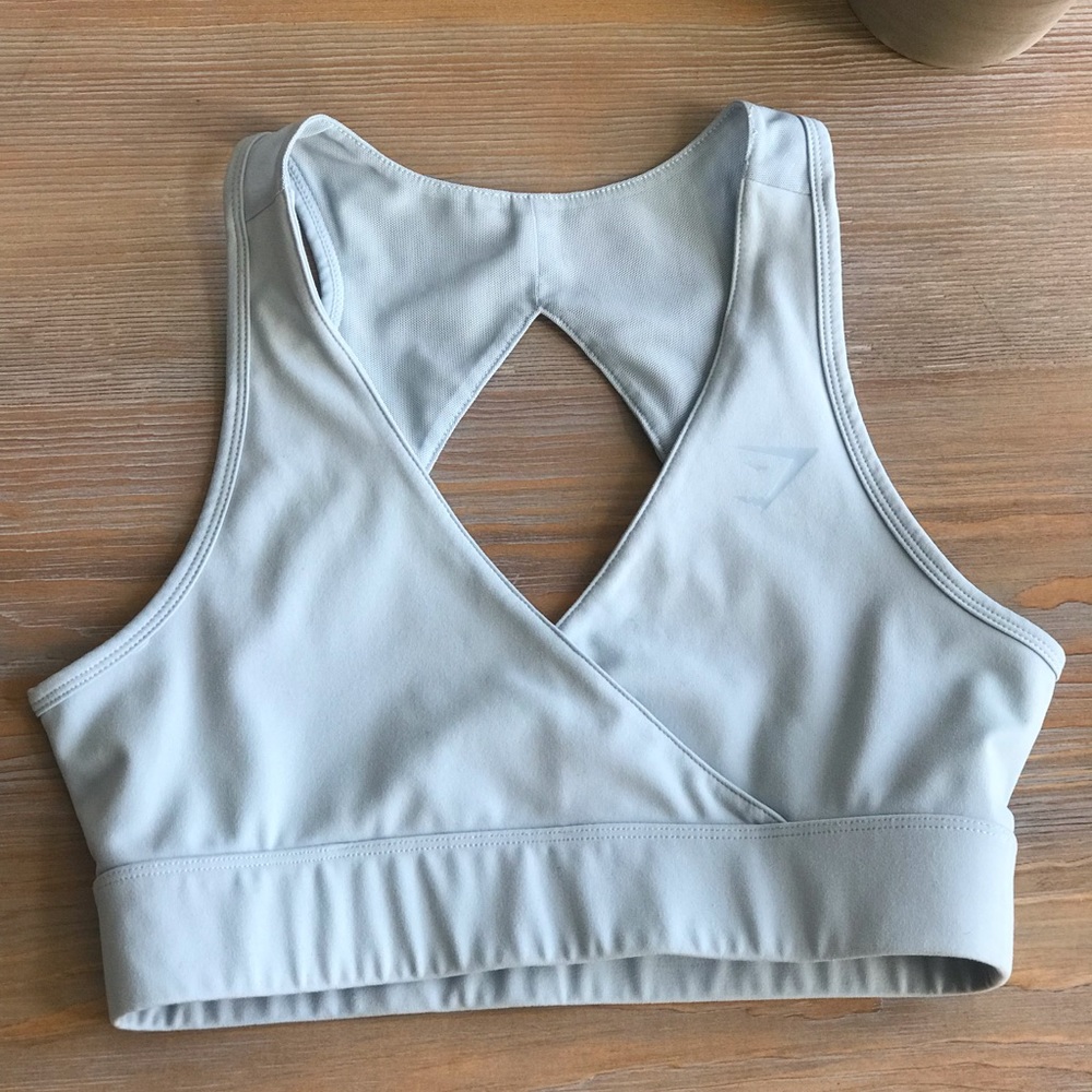 Nikki blacketter X Gymshark 2 Dusk blue bra M